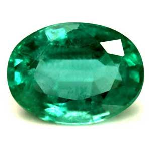 Szmaragd 1,61 ct, zielony, szlif owalny