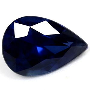 SAPPHIRE FACETED 0.78ct BLUE Intense Blue EC MADAGASCAR HEATED