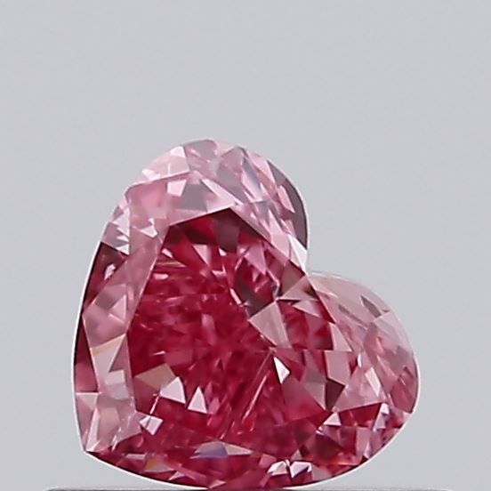 0.41 CT Fancy Vivid Pink HEART