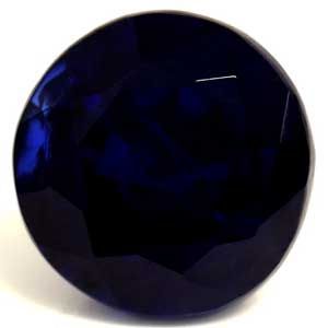 SAPPHIRE FACETED 1.74ct BLUE Deep Blue EC THAILAND NONE