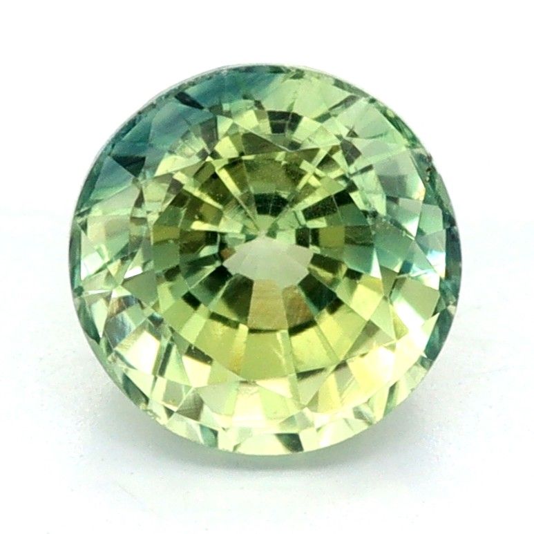 Szafir 1,13 ct, wielobarwny, szlif okrągły