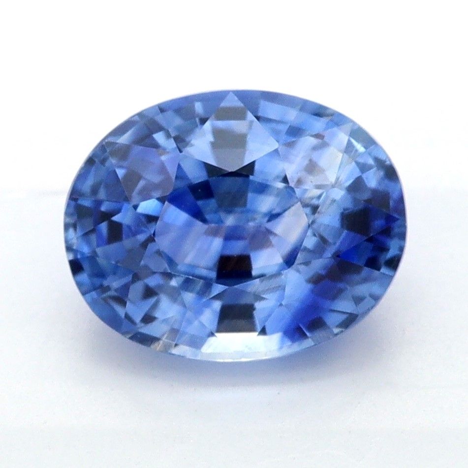 Szafir 1,30 ct, niebieski, szlif owalny