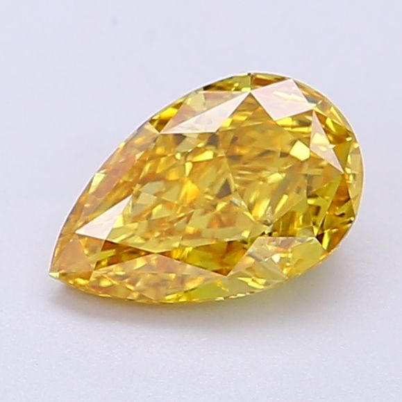 1.01 CT Fancy Vivid Yellow PEAR