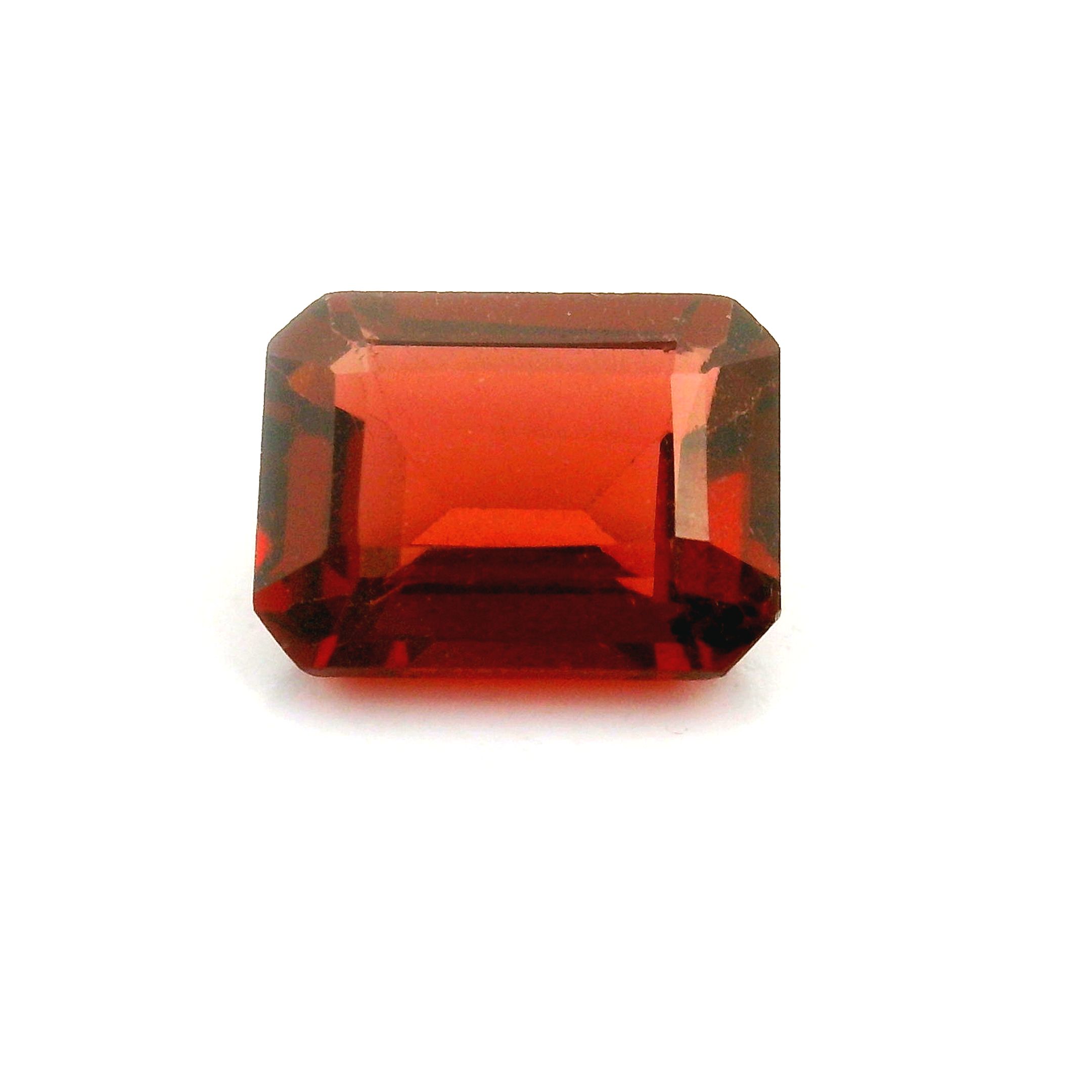 Granat 1,87 ct, czerwony, szlif szmaragdowy