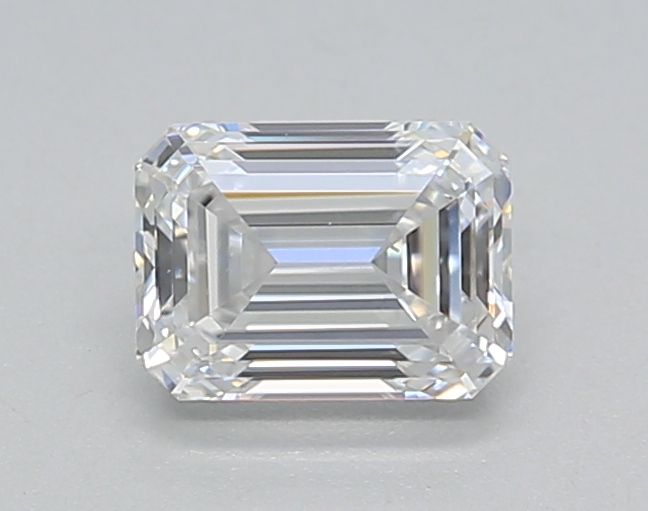 Diamant Émeraude 0.71 ct - Couleur D - Pureté SI1
