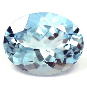 Akwamaryn 4,51 ct, niebieski, szlif owalny