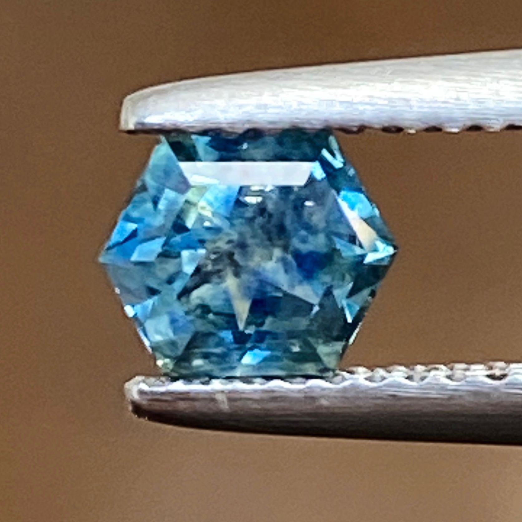 SAPPHIRE FACETED 0.96ct GREEN Green EC UNITEDSTATES HEATED