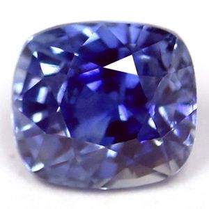 Szafir 1,05 ct, niebieski, szlif cushion