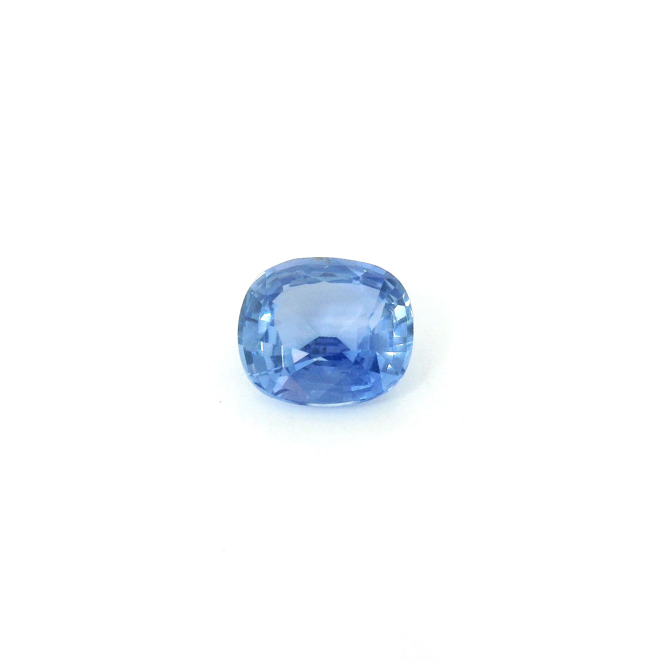 Szafir 1,32 ct, niebieski, szlif cushion
