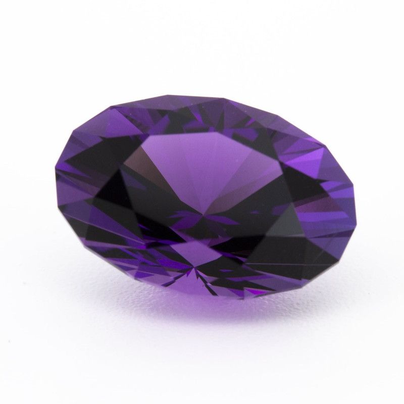 Ametyst 7,54 ct, purpurowy, szlif owalny