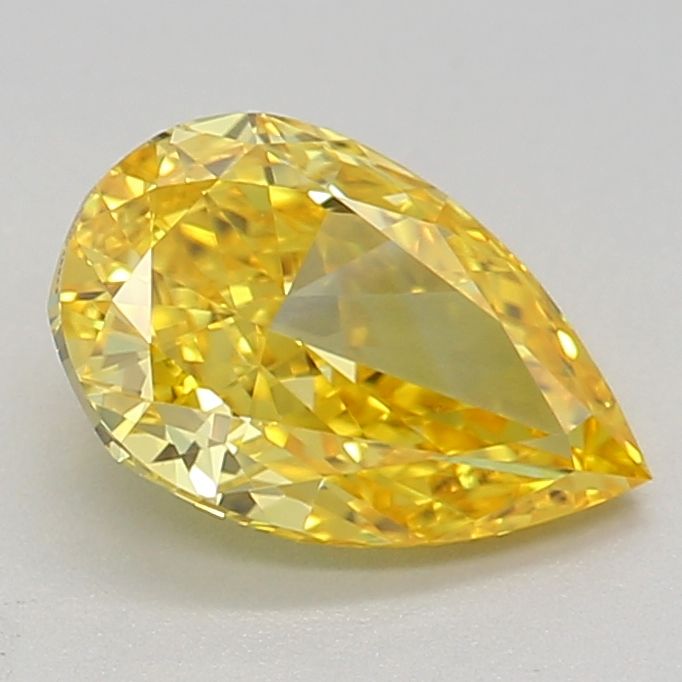 0.8 CT Fancy Vivid Yellow PEAR