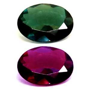 ALEXANDRITE FACETED 0.11ct GREEN Blue Green to Intense Purple SI BRAZIL NONE
