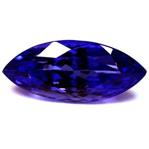 Tanzanit 4,08 ct, niebieski, szlif markiza