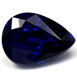 SAPPHIRE FACETED 1.72ct BLUE Deep Blue EC MADAGASCAR NONE