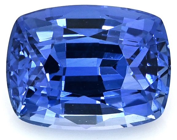 Szafir 1,62 ct, niebieski, szlif cushion