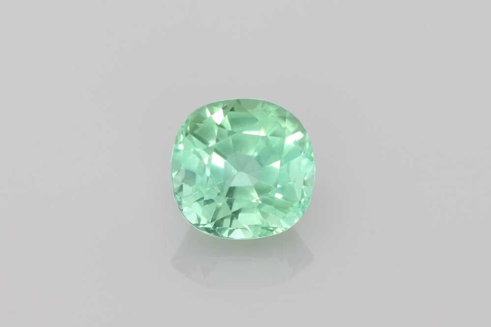 Turmalin 1,57 ct, zielony, szlif cushion