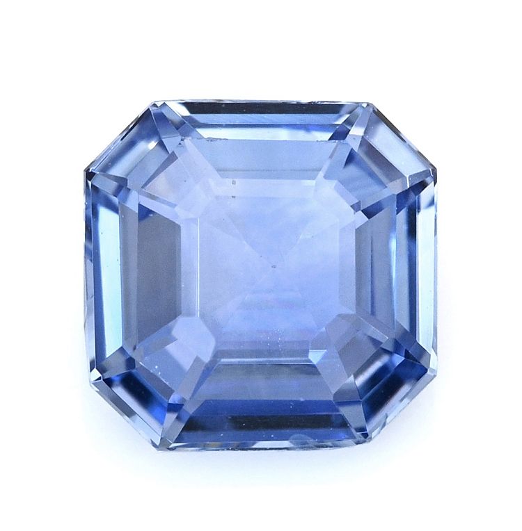 Szafir 1,10 ct, niebieski, szlif szmaragdowy