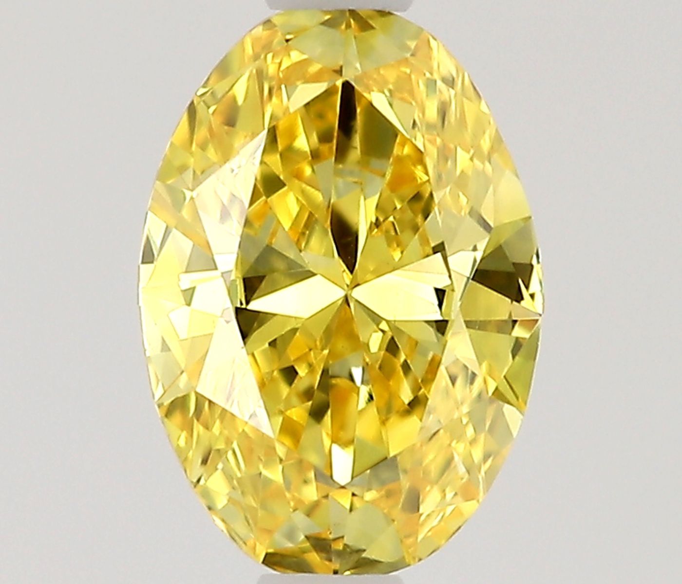 0.46 CT Fancy Intense Yellow OVAL