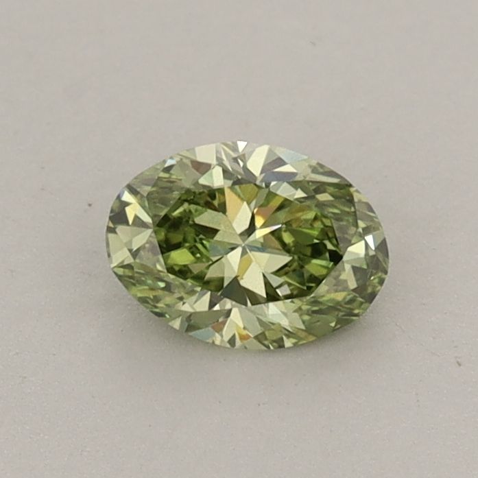 0.41 CT Fancy Vivid Green OVAL