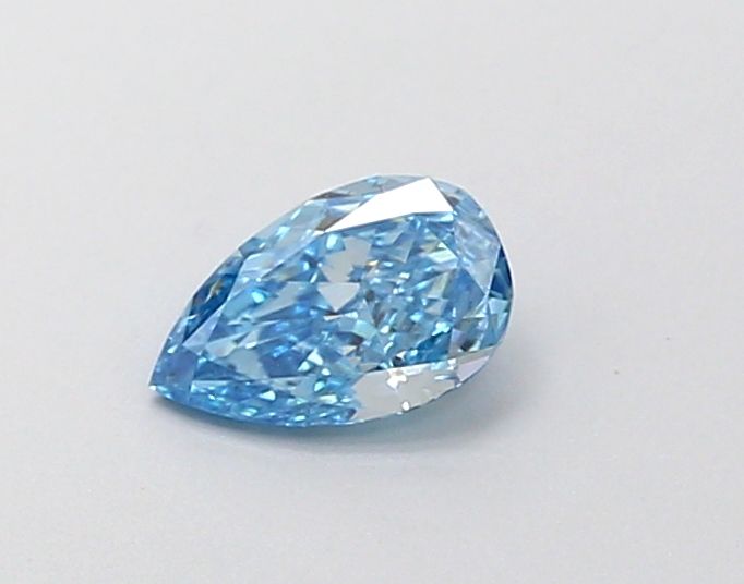 0.39 CT Fancy Vivid Blue PEAR
