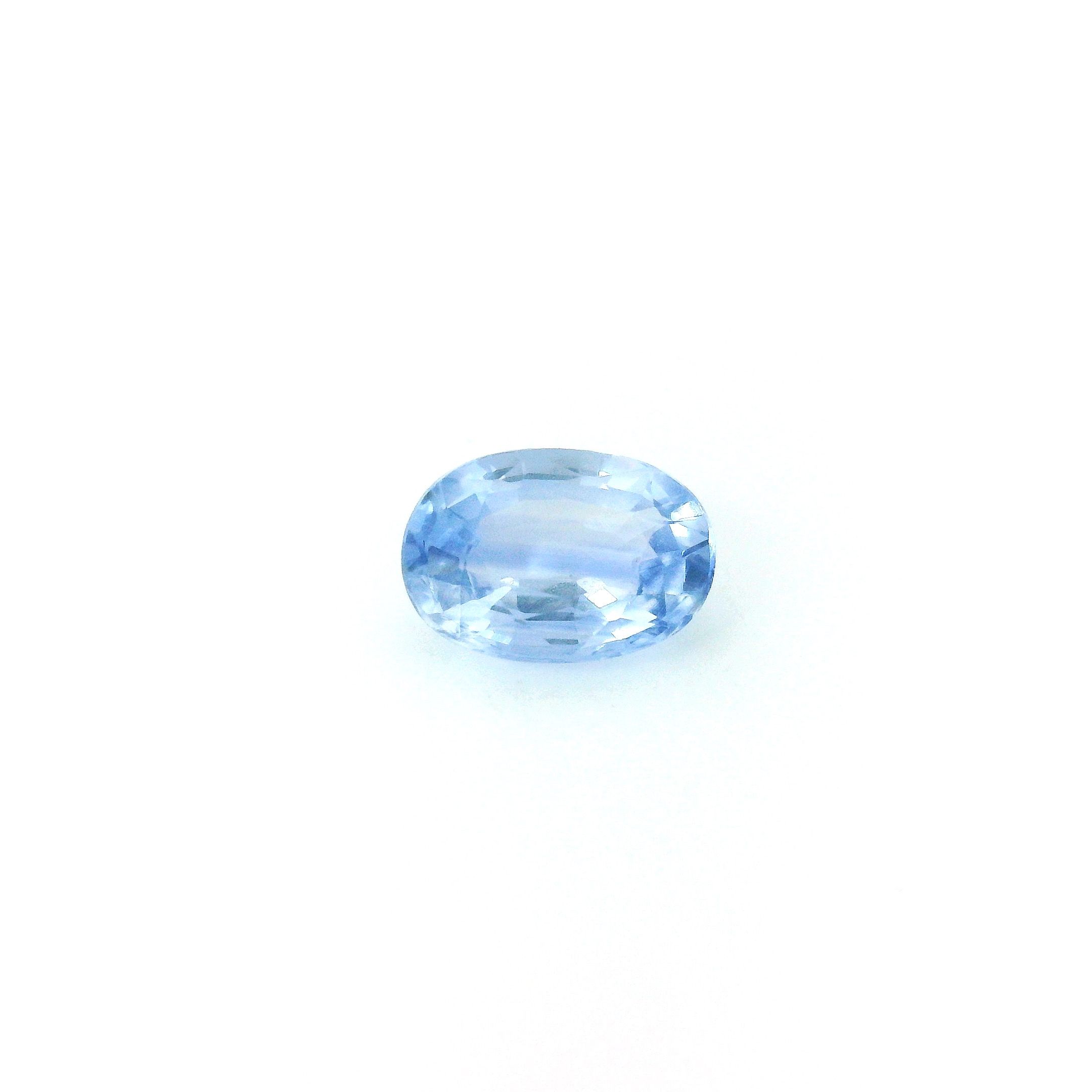 Szafir 1,04 ct, niebieski, szlif owalny