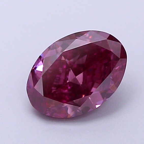 0.66 CT Fancy Vivid Pink OVAL
