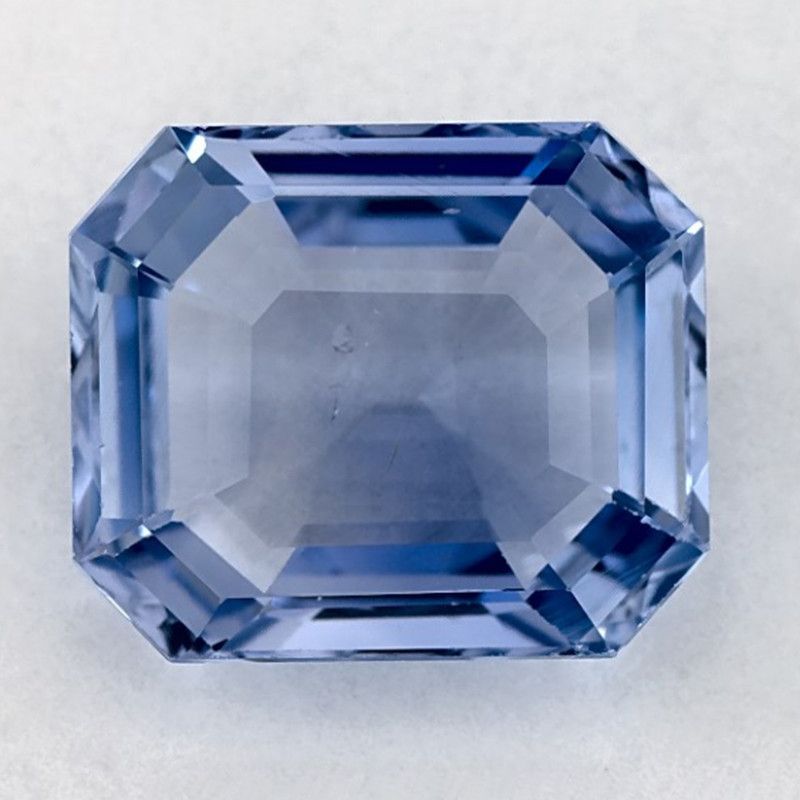 Szafir 5,11 ct, niebieski, szlif ośmiokątny