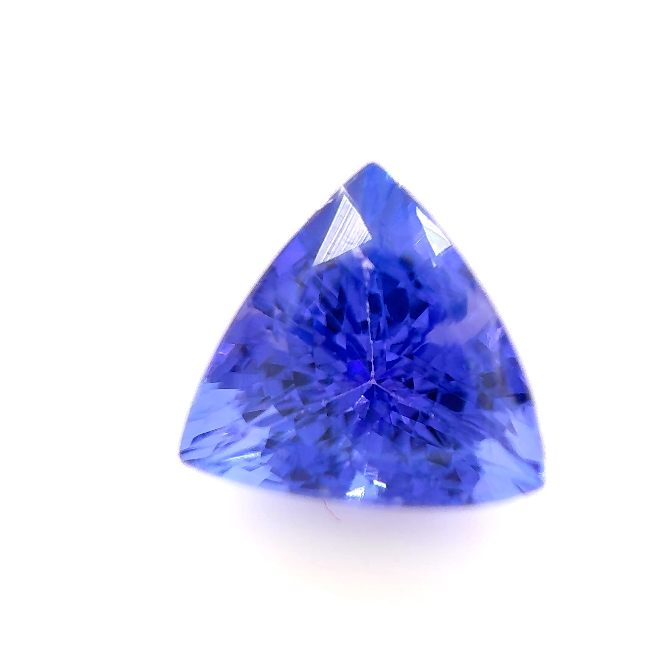 TANZANITE FACETED 1.69ct BLUE Vivid intense EC TANZANIA HEATED