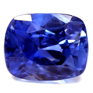 Szafir 1,45 ct, niebieski, szlif cushion