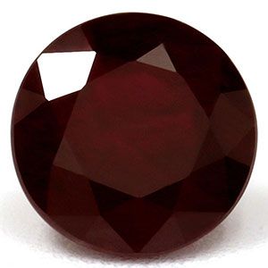 RUBY FACETED 1.11ct RED Deep Red SI REST_OF_AFRICA HEATED