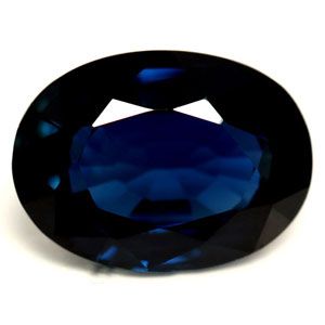 SAPPHIRE FACETED 1.02ct BLUE Deep Blue EC MADAGASCAR HEATED