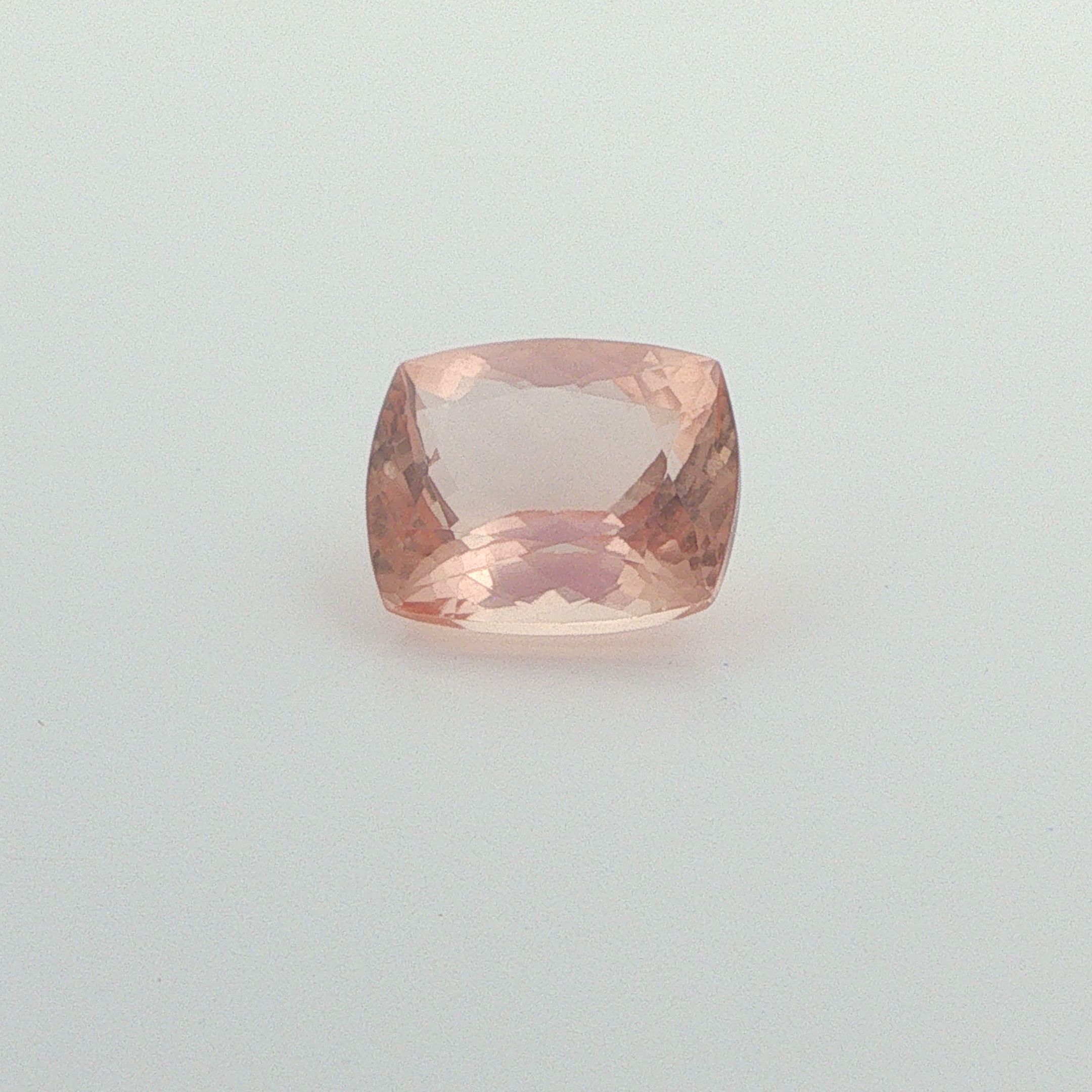 5.36 ct Cushion Morganite