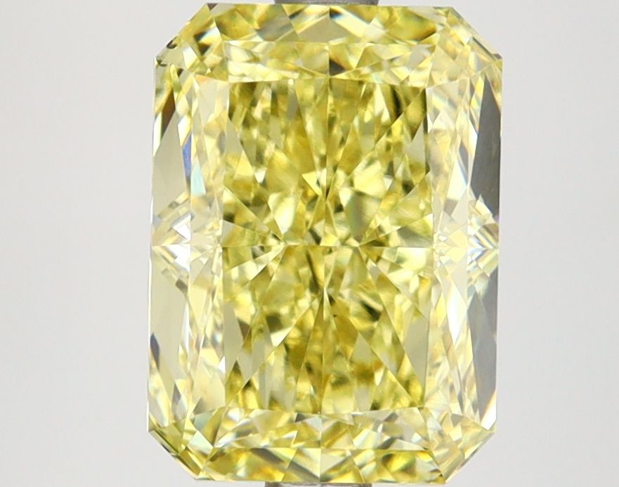 RADIANT 2.83ct Fancy Intense Yellow VS2 – EX EX NON