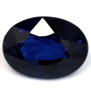 Szafir 1,04 ct, niebieski, szlif owalny