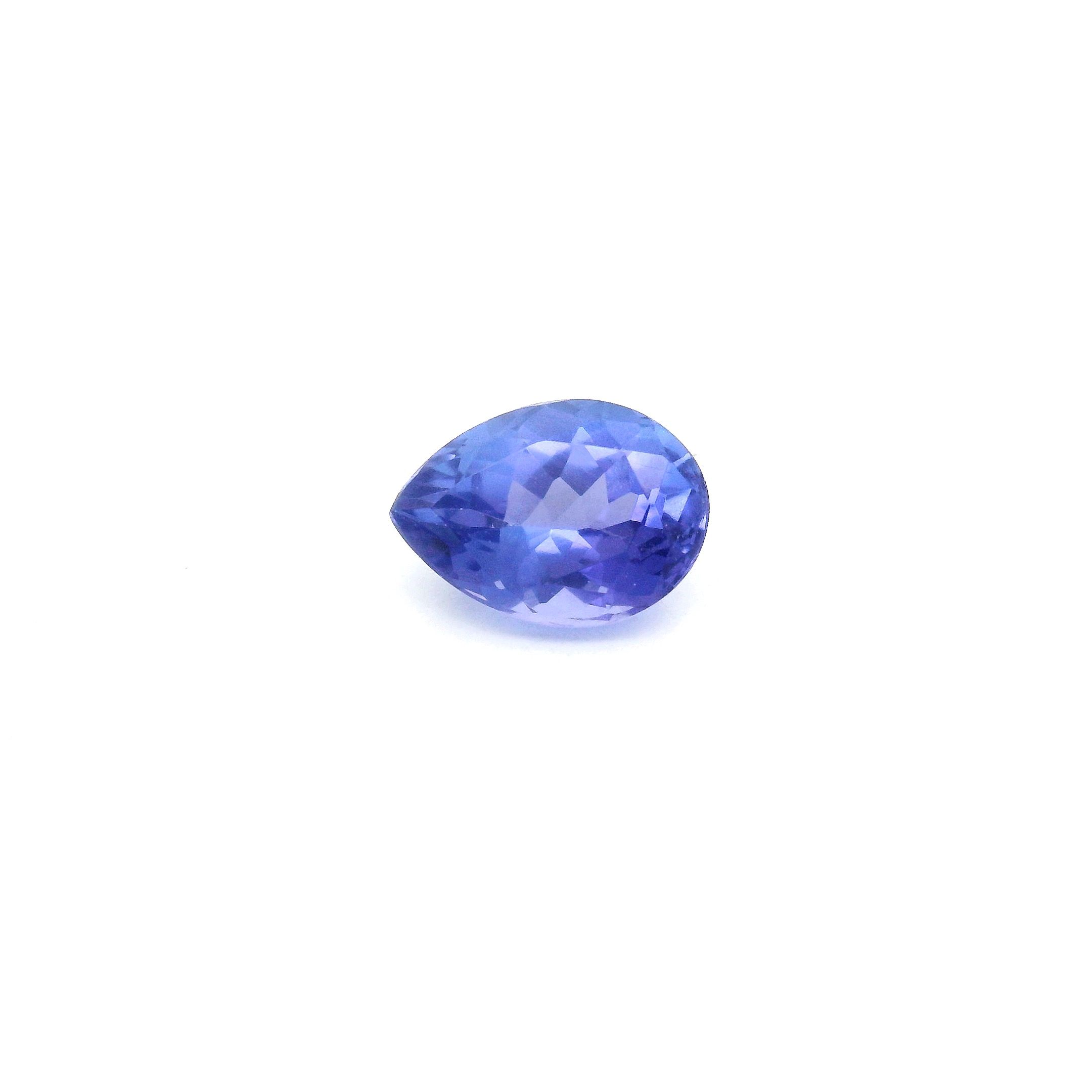 TANZANITE FACETED 0.97ct BLUE Intense EC TANZANIA HEATED