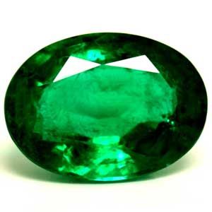 Szmaragd 2,82 ct, zielony, szlif owalny