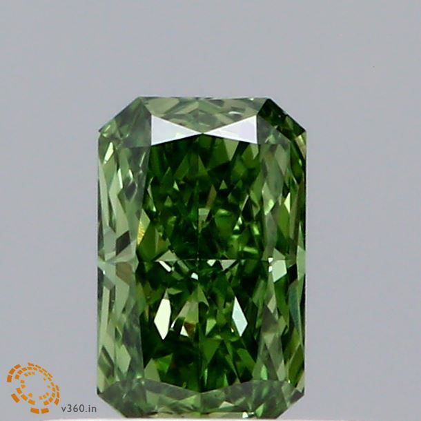 0.37 CT Fancy Vivid Green RADIANT