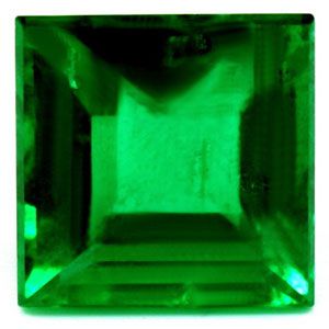 Szmaragd 1,96 ct, zielony, szlif kwadratowy