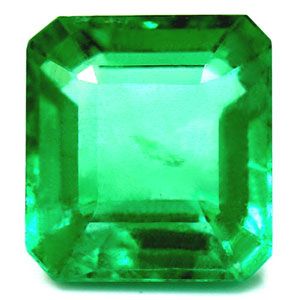 Szmaragd 1,85 ct, zielony, szlif szmaragdowy