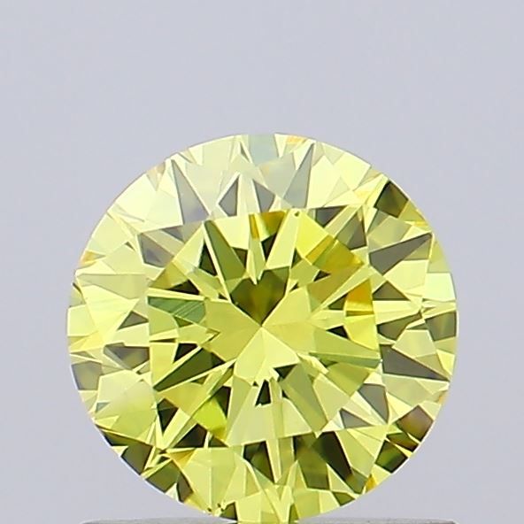 0.7 CT Fancy Vivid Yellow ROUND