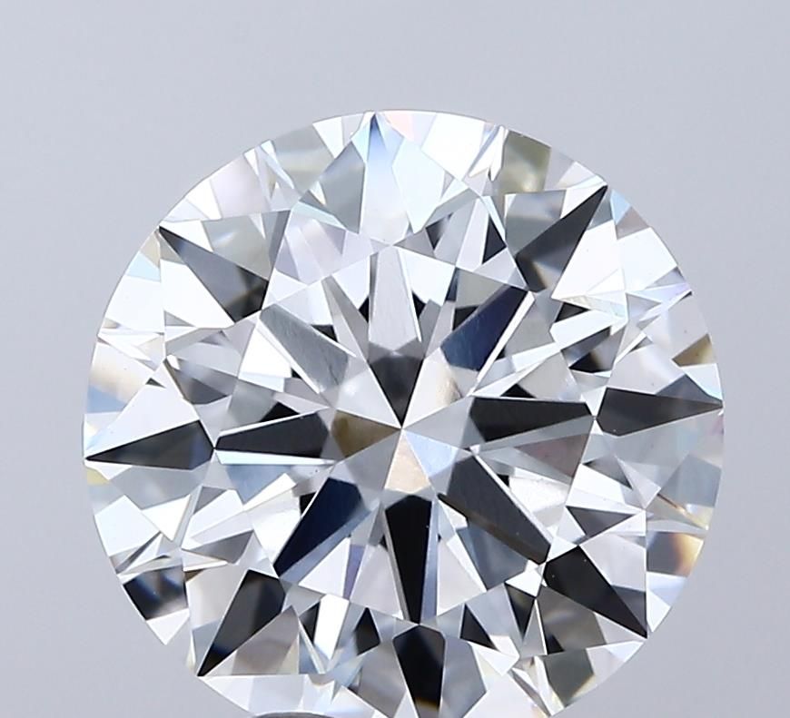 Diamant Rond 4.54 ct - Couleur E - Pureté VVS2