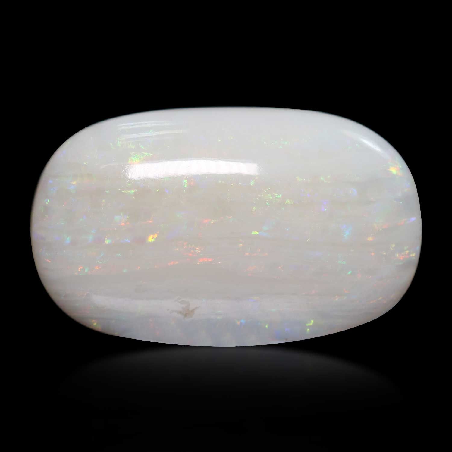 OPAL CABOCHON 9.23ct WHITE MI AUSTRALIA NONE
