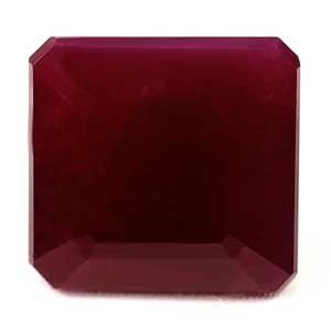 Rubin 1,91 ct, czerwony, szlif szmaragdowy