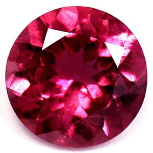 Turmalin 1,62 ct, różowy, szlif okrągły