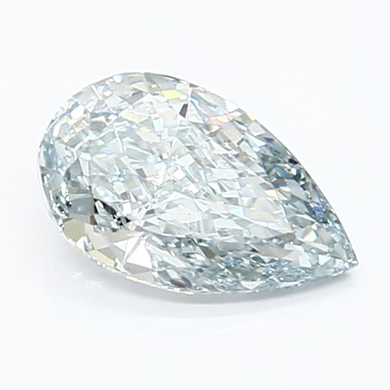 1.0 CT Fancy Greenish Blue PEAR