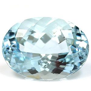 Akwamaryn 7,68 ct, niebieski, szlif owalny