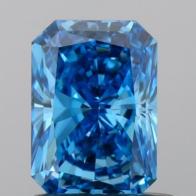 0.86 CT Fancy Vivid Blue RADIANT