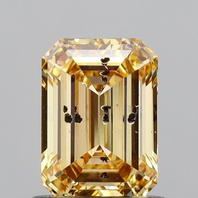 1.03 CT Fancy Vivid Yellow EMERALD