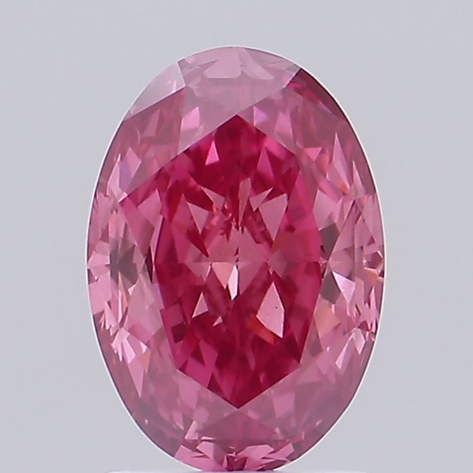 OVAL 1.79ct Fancy Vivid Pink VS1 – EX EX NON