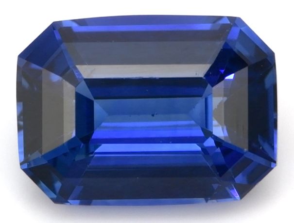 SAPPHIRE FACETED 1.25ct BLUE Blue EC SRILANKA HEATED